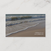 Minimale Waves Massage Therapie Visitenkarte (Rückseite)