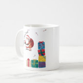 Minimale Weihnachts-Kaffeetasse Kaffeetasse (Vorderseite Links)