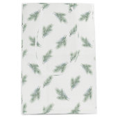 Minimale Weihnachts-Korporat-Tannenbaum-Muster Mittlere Geschenktüte (Vorderseite)