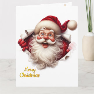 Minimale Weihnachts-Postkarte | Line Art Tree | Ka Karte