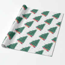 Minimale Weihnachtsbaum-Seitenmuster-Feiertagsgesc