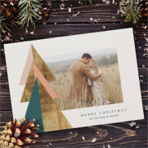 Minimale Weihnachtsbaumkarte