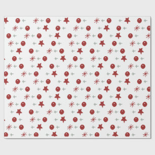 Minimale Weihnachtsfreude-Muster Geschenkpapier