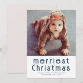 Minimale Weihnachtskarte Feiertagskarte (Vorne/Hinten)