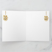 Minimale Weihnachtskarte | Line Art Baum | Kalir Karte (Innenseite)