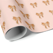 Minimale Weihnachtskekse Geschenkpapier (Rolleneckpunkt)