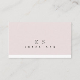 Minimale Weiß und Weiß Moderne Innengestaltung Visitenkarte