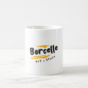 Minimale weiße Tasse Motivations-Tasse