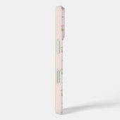 Minimale Wildblumenmuster mit Punkten Case-Mate iPhone Hülle (Rückseite / Rechts)