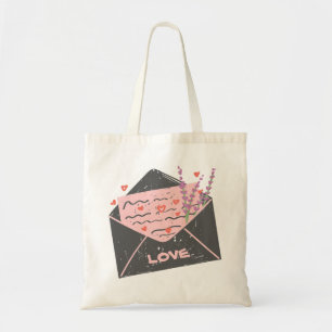 Minimale Wilf Blume , Bohemiam Minimal Tote Bag Tragetasche