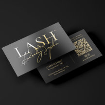 Minimale Wimpern-Tech-Erweiterungen Black Gold Sig