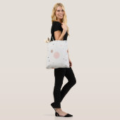 Minimale Winterpunkt-Muster, weiche gemütliche Neu Tasche (Am Model)