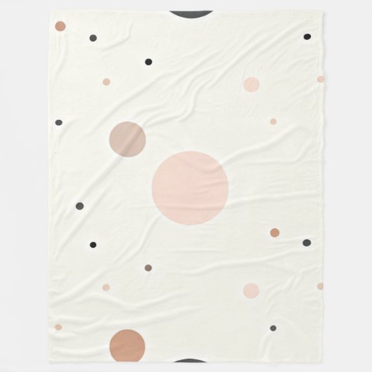 Minimale Winterpunktmuster, weiche gemütliche Neut Fleecedecke (Vorderseite)