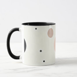 Minimale Winterpunktmuster, weiche gemütliche Neut Tasse