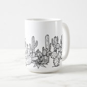 Minimale Wüste — Kaffeetasse (VorderseiteRechts)