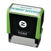 Minimale "ZAHLUNG ERHALTEN" Briefmarke aus Kautsch Permastempel (Produkt)