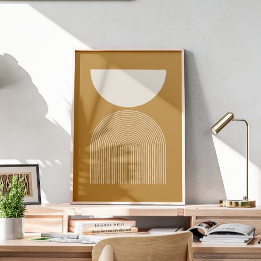 Minimale zeitgenössische Kunst III Poster