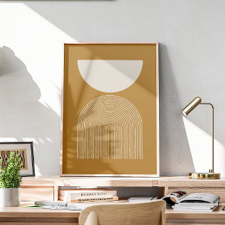 Minimale zeitgenössische Kunst III Poster