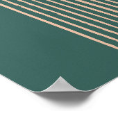 Minimale zeitgenössische Kunst IV Poster (Ecke)