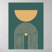 Minimale zeitgenössische Kunst IV Poster (Vorne)