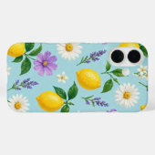 Minimale Zitronen Blumen Handyhülle Case-Mate iPhone Hülle (Rückseite (Horizontal))