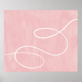 Minimaler Abstrakter Kunststil Poster (Vorne)