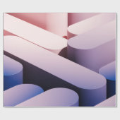 Minimaler abstrakter Spotup-Hintergrund. Blau und Geschenkpapier (Flach)