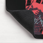 Minimaler Aktienmarkt Bull Bear Chart Mousepad (Ecke)