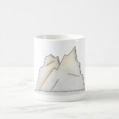 Minimaler Arktischer Gletscher Kaffeetasse (Mittel)