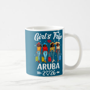 Minimaler Aruba Mädchen-Trip 2026 Geburtstag Kaffeetasse