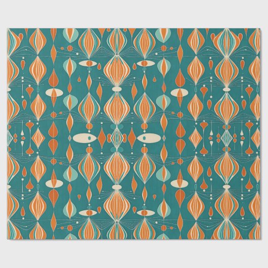 Minimaler Atomtropfenentwurf Geschenkpapier (Flach)