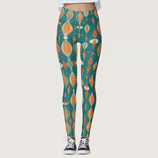 Minimaler Atomtropfenentwurf Leggings (Vorderseite)