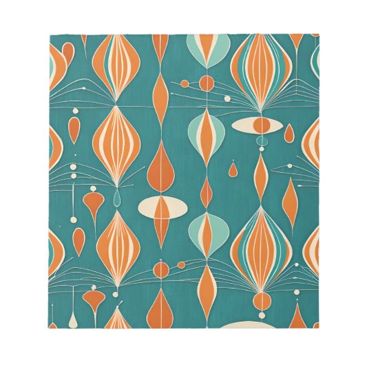 Minimaler Atomtropfenentwurf Notizblock (Vorderseite)