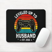 Minimaler Aufgewerteter Ehemann Est 2026 Mousepad (Mit Mouse)