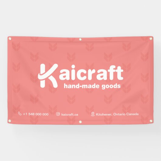 Minimaler Banner für Kunst und Handwerk (Horizontal)