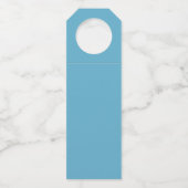 Minimaler Begrüßungstempo Flaschenanhänger (Rückseite)
