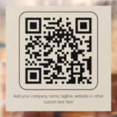 Minimaler benutzerdefinierter Text Pastel Creamy V Fensteraufkleber (Blatt 2)