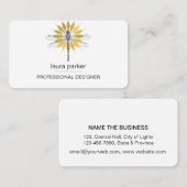 Minimaler Beruflicher Dragonfly-Goldmedaille Visitenkarte (Vorne/Hinten)