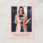 Minimaler Beruflicher Foto Visitenkarte (Vorderseite)