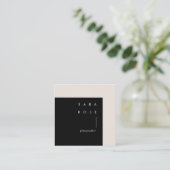 Minimaler beruflicher Fotograf Telefonnummerkarte (Stehend Vorderseite)