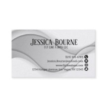 Minimaler Beruflicher QR-Code Weißsilber