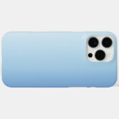Minimaler Blauverlauf-Hintergrund Case-Mate iPhone Hülle (Rückseite (Horizontal))
