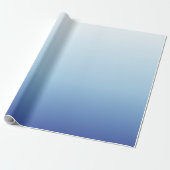 Minimaler Blauverlauf-Hintergrund Geschenkpapier (Ungerollt)