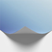 Minimaler Blauverlauf-Hintergrund Geschenkpapier (Ecke)