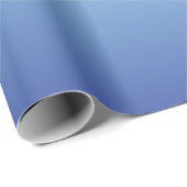Minimaler Blauverlauf-Hintergrund Geschenkpapier (Rolleneckpunkt)
