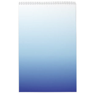 Minimaler Blauverlauf-Hintergrund Kalender