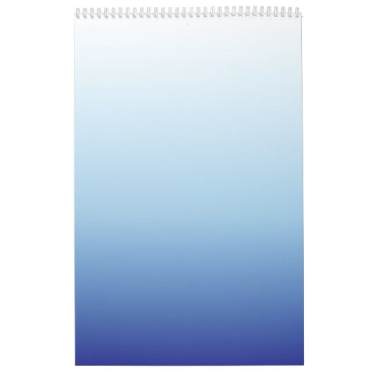 Minimaler Blauverlauf-Hintergrund Kalender (Titelbild)