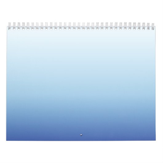 Minimaler Blauverlauf-Hintergrund Kalender (Titelbild)
