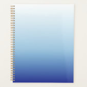Minimaler Blauverlauf-Hintergrund Planer (Vorderseite)