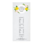 Minimaler Blumenkranz Schönheitssalon Schwarz Stir Werbekarte (Vorne)